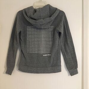 Alternative Earth gray eco-zip up hoodie S